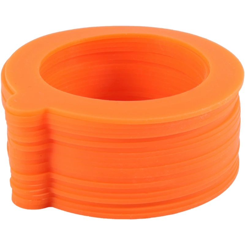 20 Pieces Replacement Silicone Seals Replacement Rubber Jar Seals Airtight Silicone Gasket Sealing Rings For Glass Clip