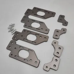 Funssor Gray color Voron trident aluminum CNC  AB motor mount light weight motor base version CNC metal parts