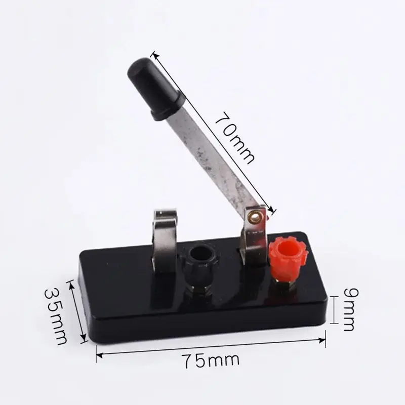 Single-Pole Switch Scientific Experimental Toy Physical Circuit Teaching Instrument Electronic Test Switch Toggle Switches DIY