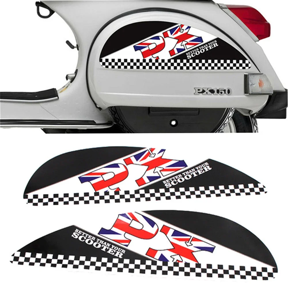 Motorcycle Side Panel Stickers Cover For Vespa PX T5 Scooter-5 PX150 PX200