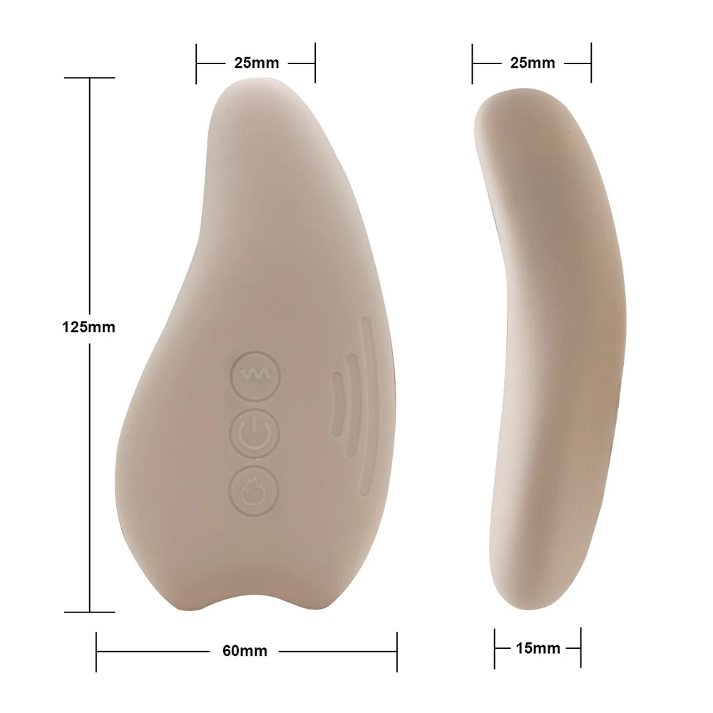 Warming Lactation Massager Soft Silicone Breast Massager for Breastfeeding Heat + Vibration for Clogged Ducts Improved