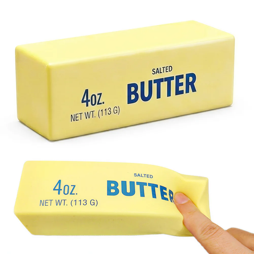 Butter Stick Squishy Toy Slow Rebound Squeeze Toy Butter Brick Taba Squishy Fidget Toy Anti Stress Release Soft Sensory Gift Toy