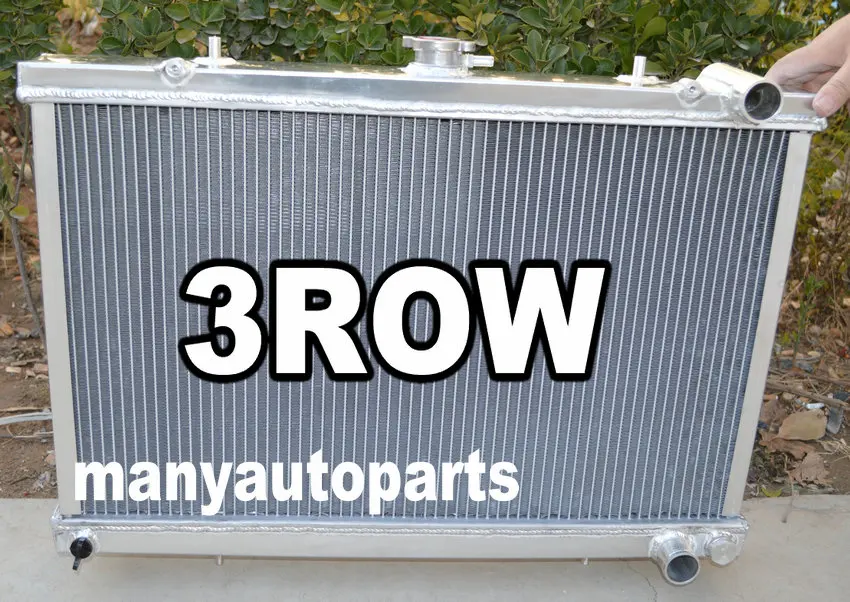 52MM FOR Aluminum/Alloy Radiator For NISSAN SKYLINE S13 CA18 R32 RB20