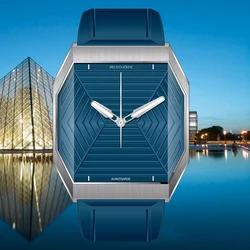 Luxury Brand Specht & Söhne New Classic Men's Wrist Watch Stainless Steel Blue Rubber Strap Waterproof Luminous Sport Watches