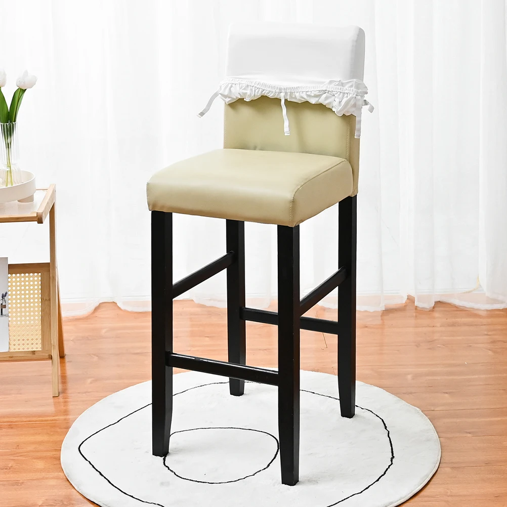 

Dining Table Chair Cover Stretch White Protector Living Room Chairs Elastic Band Easy Installation Comfortable Style
