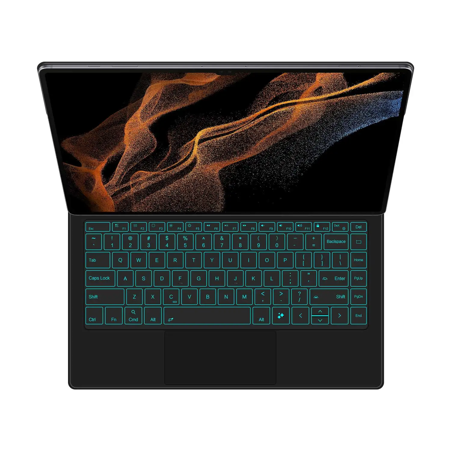 Clavier magique pour tablette Samsung Galaxy Tab S8 Ultra S10 S9, 14.6 pouces, S8U, housse de livre magnétique, X900 X906, rétro-éclairage, pavé tactile