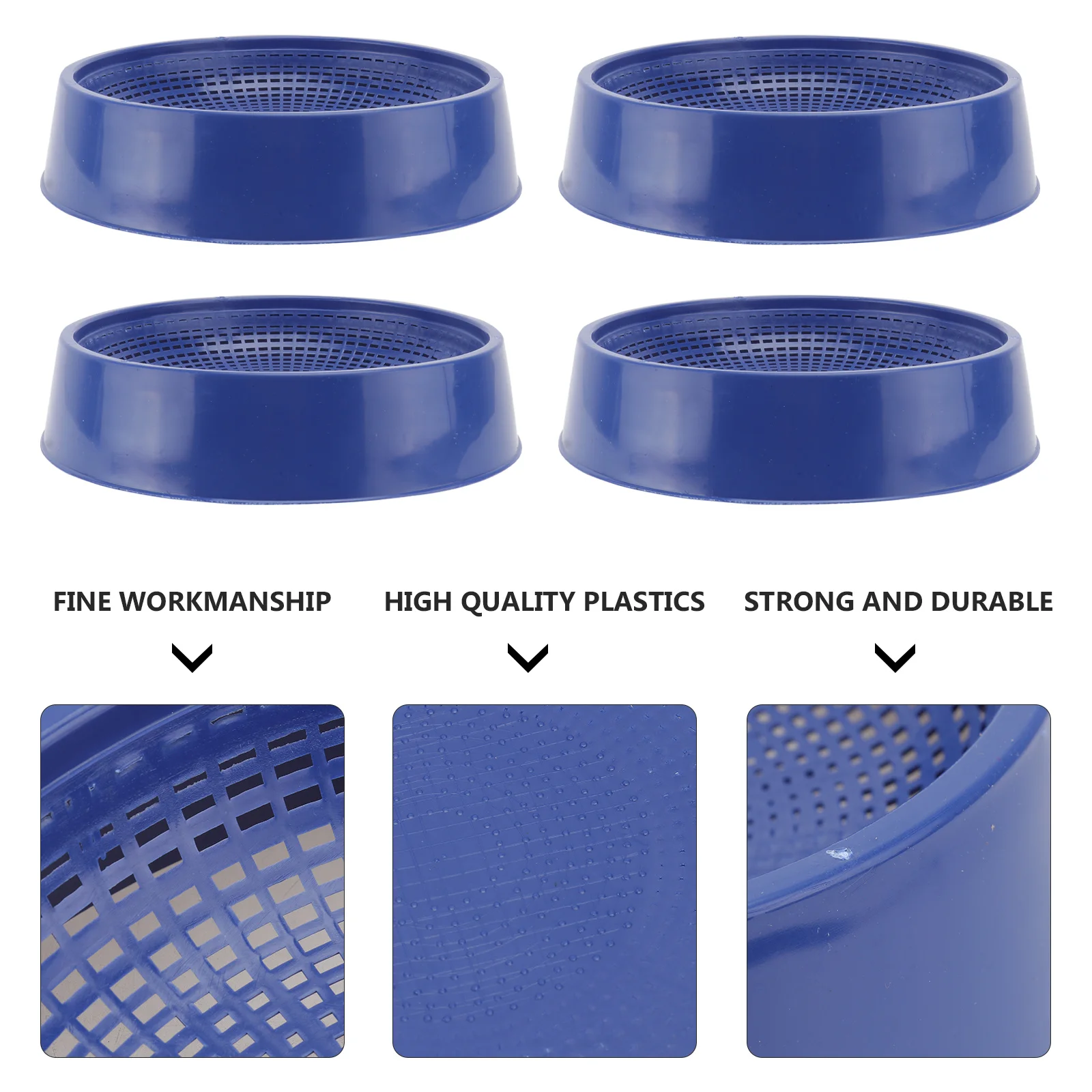 

8pcs Plastic Bird Nest Round Design For Small Birds Durable Pet Cage Breeding Hatching Box Decoration Egg Holder