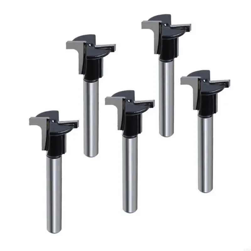 1/4 "Shank Bilateral FFAT ARCS เราเตอร์บิตบิตคัตเตอร์ไม้แกะสลักกรอบประตูเราเตอร์บิตบิต