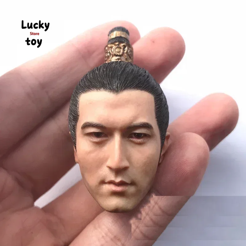 Ancient 1/6 Scale Nicholas Tse Head Sculpt Male Soldier Head Carving Model for 12in Action Figure Collection toy