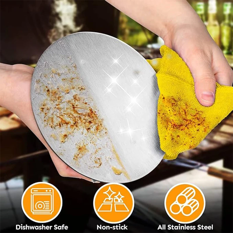 مكبس برغر من الفولاذ المقاوم للصدأ ، قالب هامبرغر غير لاصق ، صانع فطيرة ، أدوات مطبخ ، ملحقات شواء