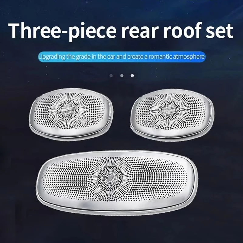 Rear Roof Speakers With Ambient Light Ceiling Speakers Audio Cover LED Ambient Light