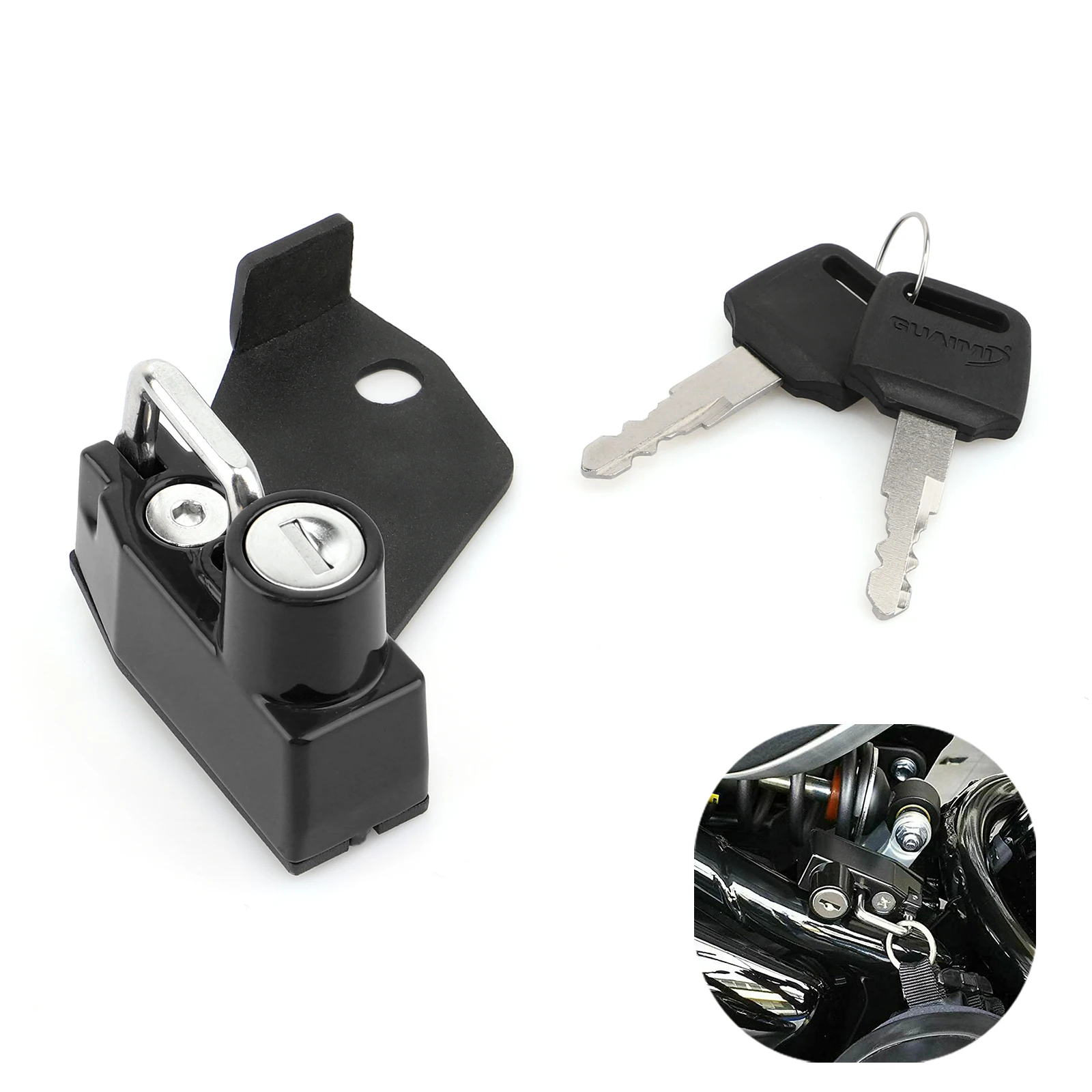 

For Triumph Bonneville Bobber All Years Motorcycle Helmet Lock Bloqueo De Casco