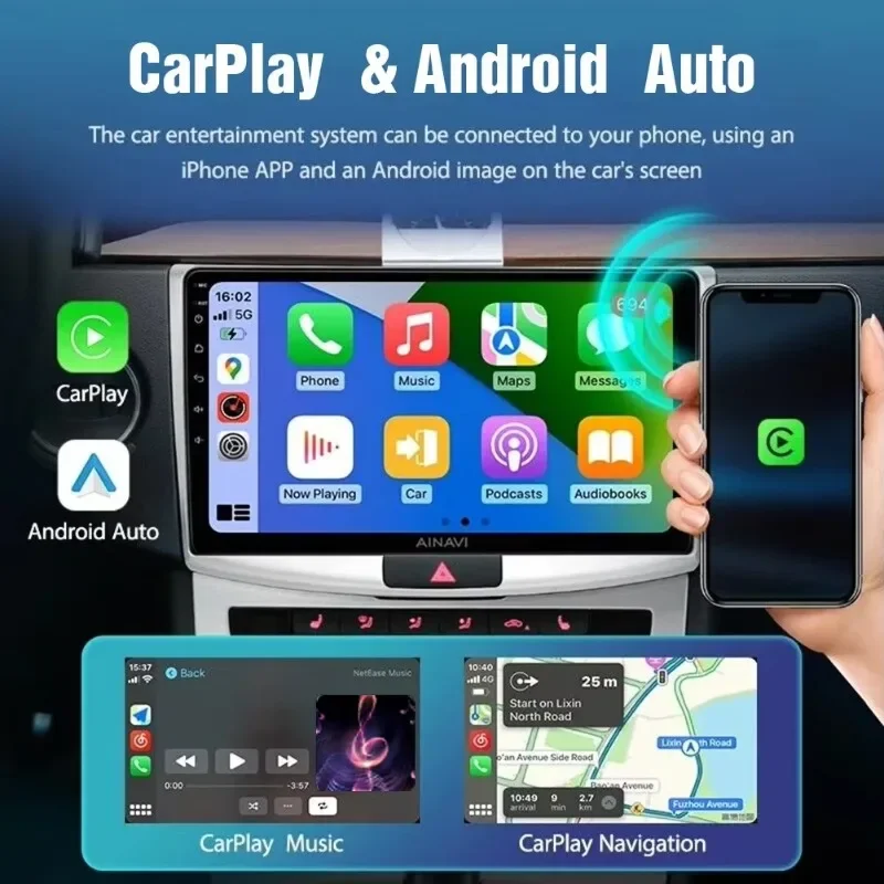 

Стерео головное устройство с GPS-навигацией Carplay для Toyota Corolla E120 E130 2006-2013, 2Din, автомобильный радиоприемник, мультимедийный плеер, Android 13