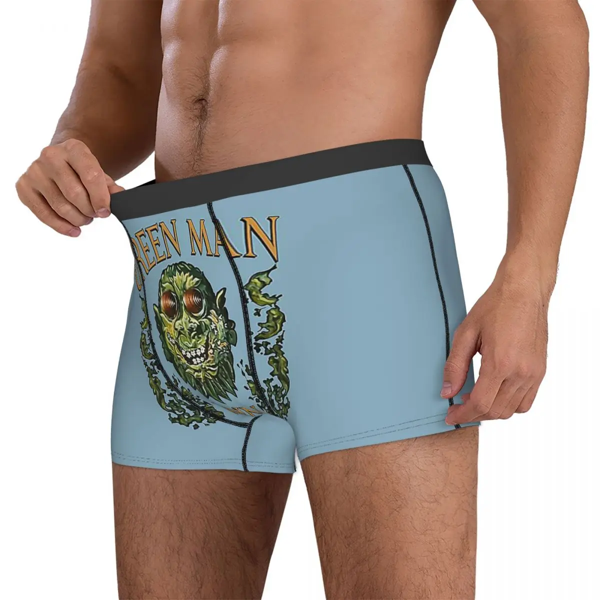 Boxer Underpants Shorts The Green Man Inn The Wicker Man Panties Men Ventilate Underwear for Homme Man Boyfriend Gifts