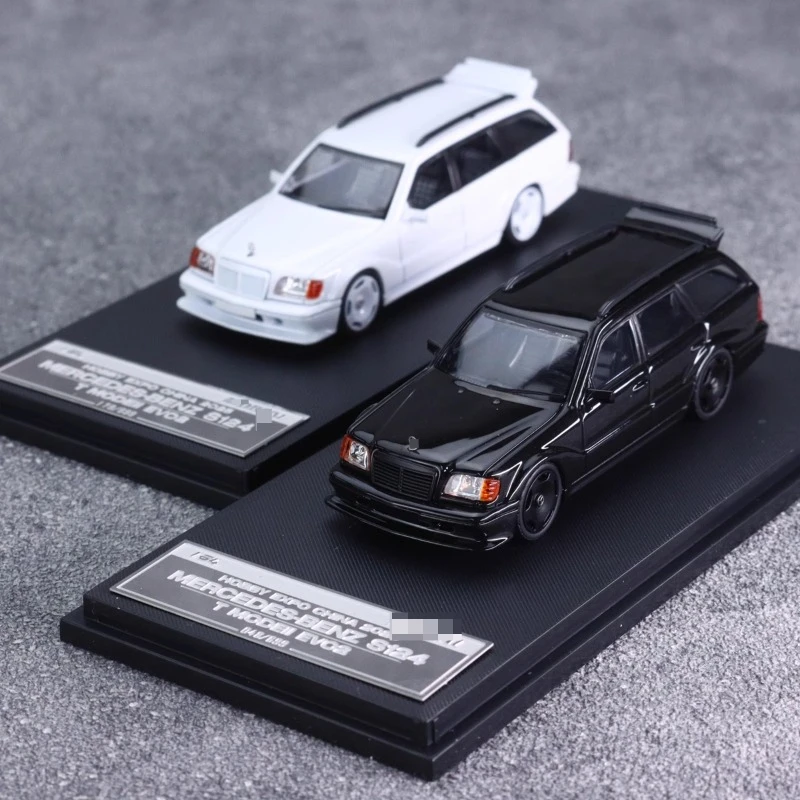 MKD S124 1:64 메르세데스-벤츠 S124 주석 합금 모델 차량, 진짜 수집가의 선택인가?