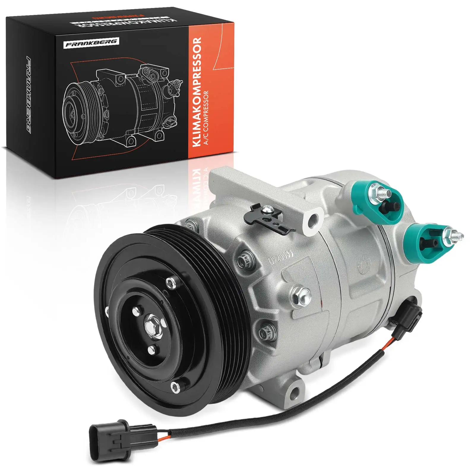 Frankberg 1x compresseur climatique pour Hyundai Sonata VII LF KIA Optima FSGDS6B 2.0L 2013-2019 977014 M100 890564 21000414