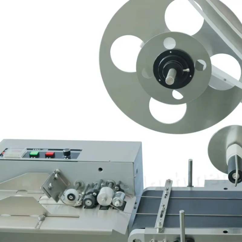 MT-160A Desktop Pouch Bags Labeling Machine Automatic Ziplock Stand-up Bag Flat Surface Pouch Applicator with Paging Machine