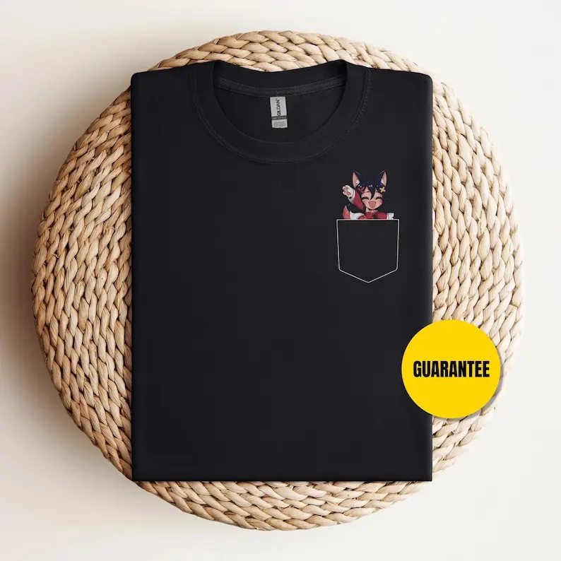 

Pocket Tee Ahri Chibi Shirt Ahri tee Shirt of Legends Apparel