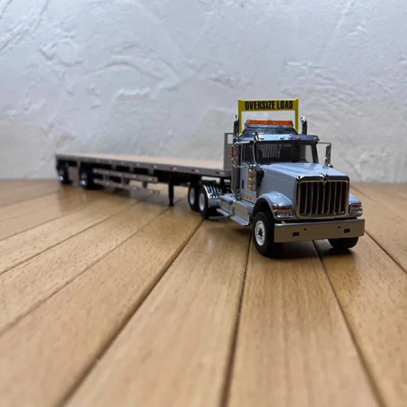 1:50 Diecast Masters Universal 53' flatbed trailer DM HX520 container model  Collectibles static display Adult Gift Hobby & Toys