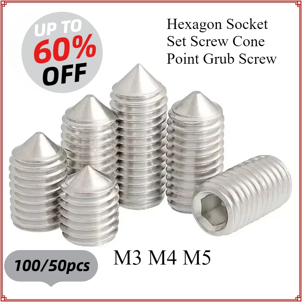 100/50Pcs Hex Hexag…