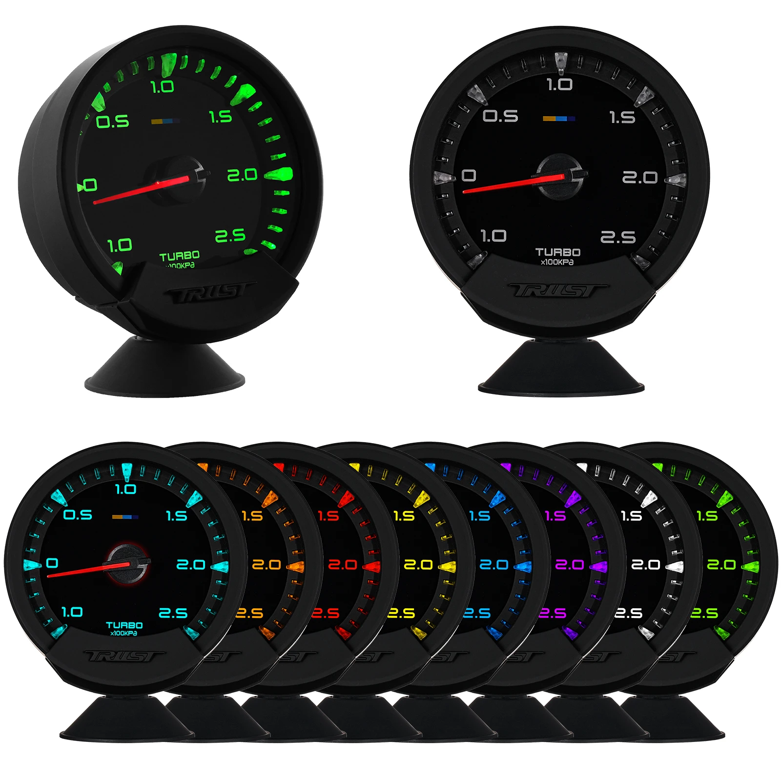 

Автомобильный счетчик GReddi Sirius 74 мм, 7 цветов, температура воды, температура масла, масляный пресс, турбонаддув, автоматический датчик с датчиками