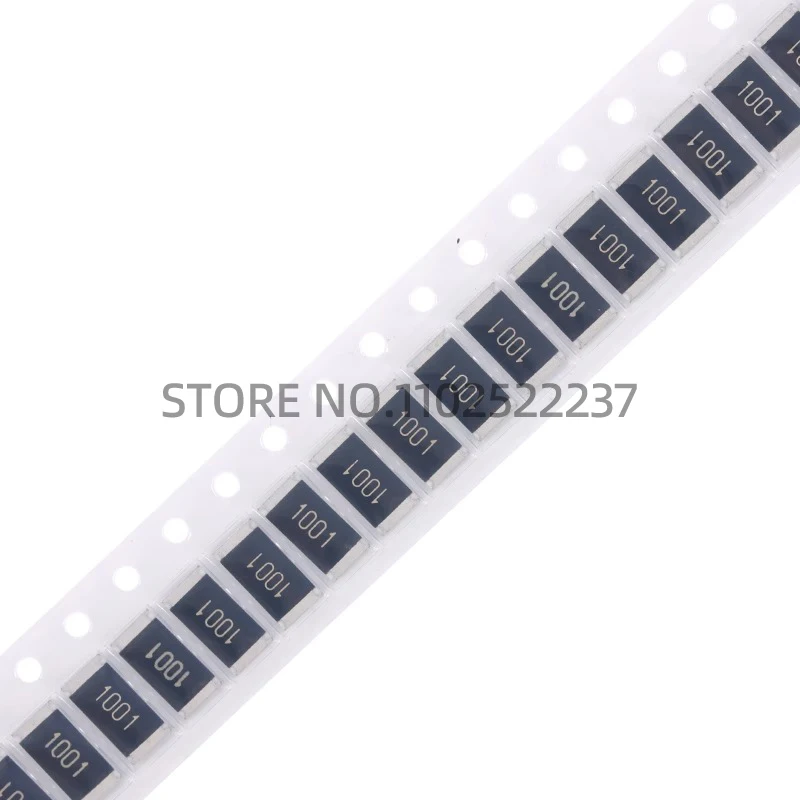 Resistencia SMD de 50 piezas, 2512, 5%, 0R ~ 1M, 0, 1, 10, 100, 150, 220 ohm, 1K, 330 K, 10K, 2,2 K, 0R, 1R, 10R, 100R, 150R, 220R, 330R, 470R, 1M