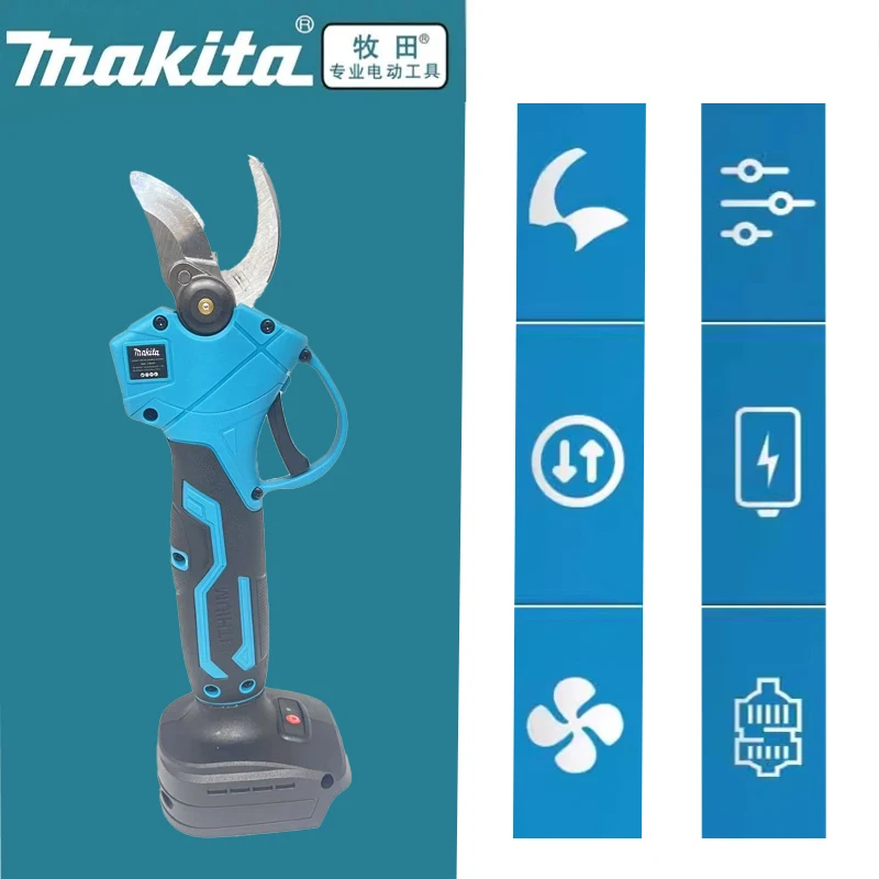 

18V Makita Electric Scissors Cordless Brushless Pruning Shears Tree Branch Pruner Garden Tool For Makita 18V Battery
