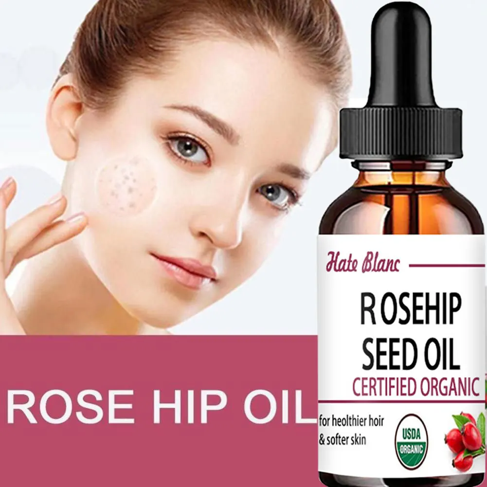 Pure Essential Oils Rosehip Oil Moisturizing Brighten Skin Color Essential Oil Anti-Dry Anti-Aging Face Essential