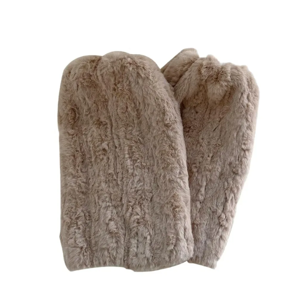 Fashion Y2k Winter Leg Warmers Furry Plush Boot Socks Soft Long Leg Warmers Harajuku Party Accessories