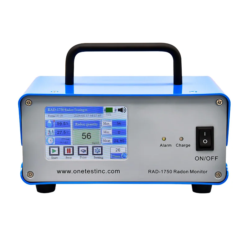 Radon Detector RS232 Output Upper Computer Software Portable Radon Detector Basement Home Radon Detector