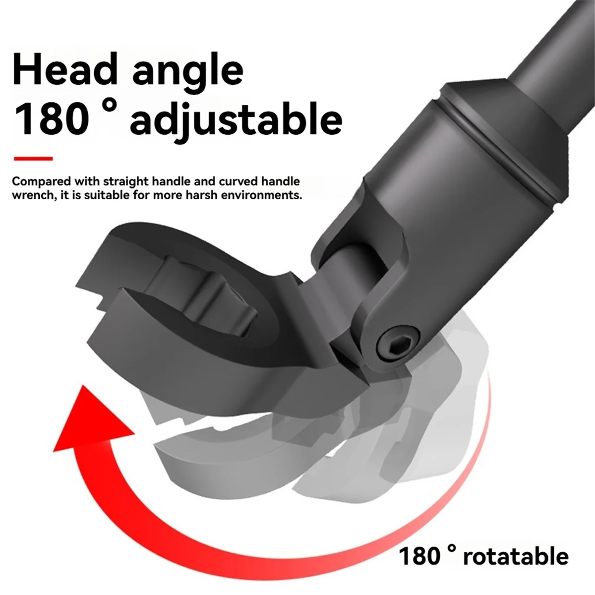 

QA06R Universal Adjustable Wrench Set Quick Twist Oil Pipe Wrench Short Handle Oil Pipe Wrench Remove Oil Pipe Wrench