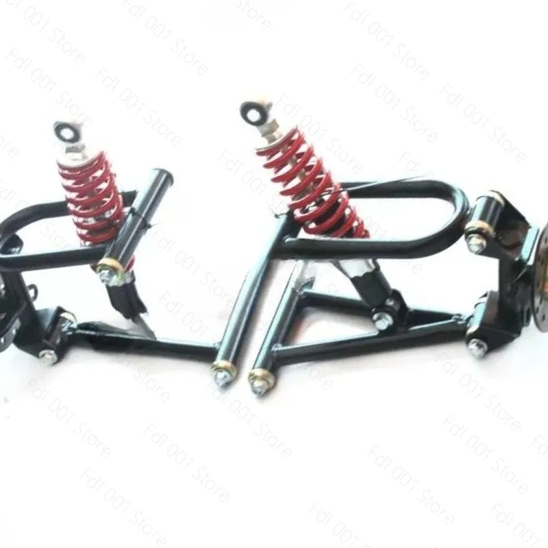 Modified 4 Wheel ATV Accessories Front Suspension Homemade Go-Kart Rocker Arm Horn Shaft Shock Absorber Kit