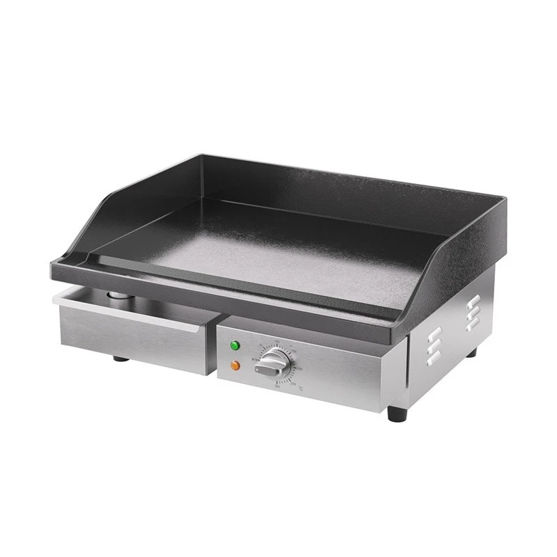 Pancake Machine Commercial Thickened Stainless Steel Enamel Iron Plate Machine Iron Plate Burning Electric Grilling Furnace