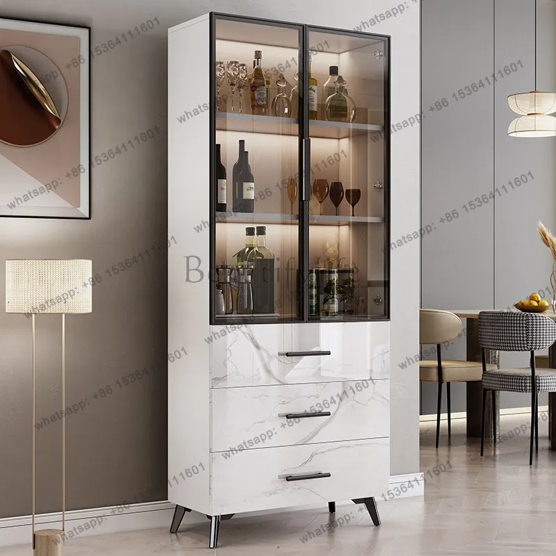 LJY House Container Filing Living Room Cabinets Display Organizer Coffee Living Room Cabinets Corner Office Gabinete Salon Furni