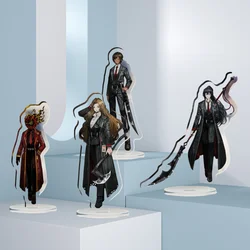 Limbus Company Standing Anime KeyChain Dante Don Quixote Yi Sang Key Chain Women Ryoshu Figure Model Plate Key Ring Acrylic Gift