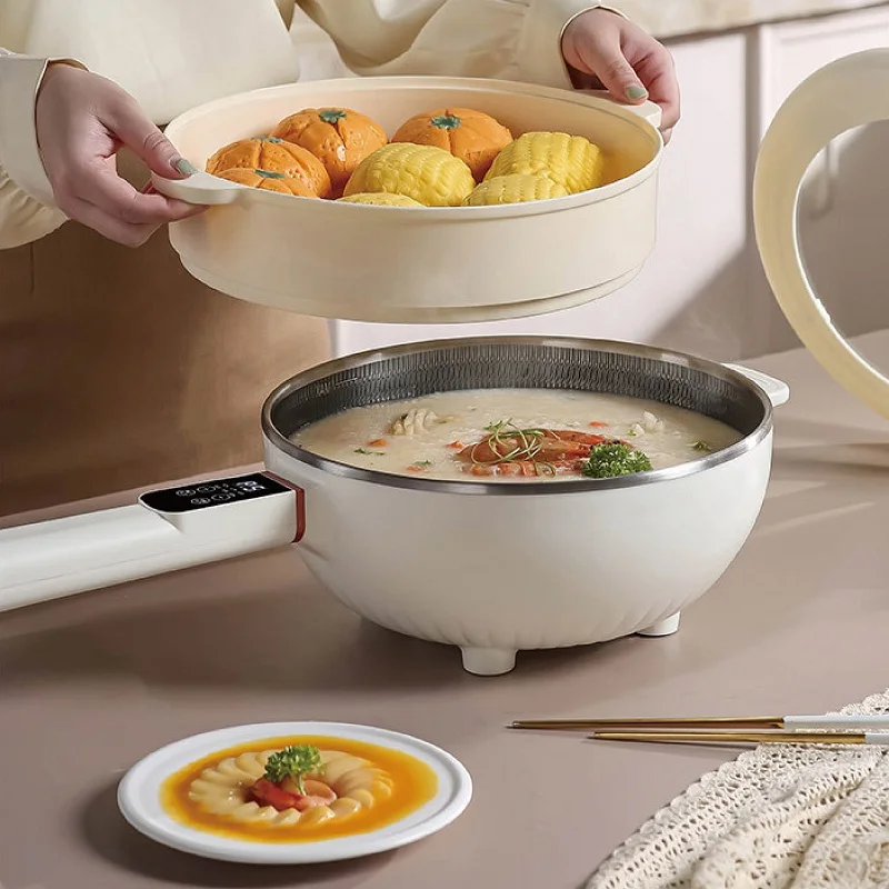 4.5 L Sart Frying Pot ultifunctional Cooker Non-stick Frying Pot Large Capacity Hot Pot 1~4 People