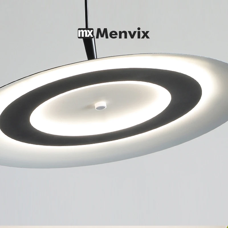 Menvix Nordic Design Led Pendant Lights Black for Table Dining Room Kitchen Hanging Lamp Fixture Home Art Decor Lighting Lusters