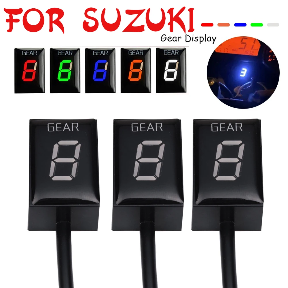 1-6 Gear Display Indicator For Suzuki SV1000 SV 1000 2003 2004 2005 2006 2007 2008 2009 Motorcycle Accessories Ecu Direct Mount