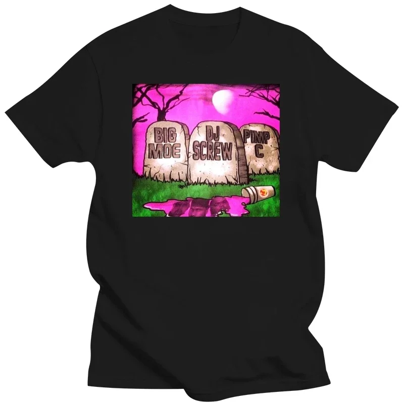 Dj Screw T Shirt; Dj Screw Big Moe Pimp C Tee Shirt Large Size Tee Shirt