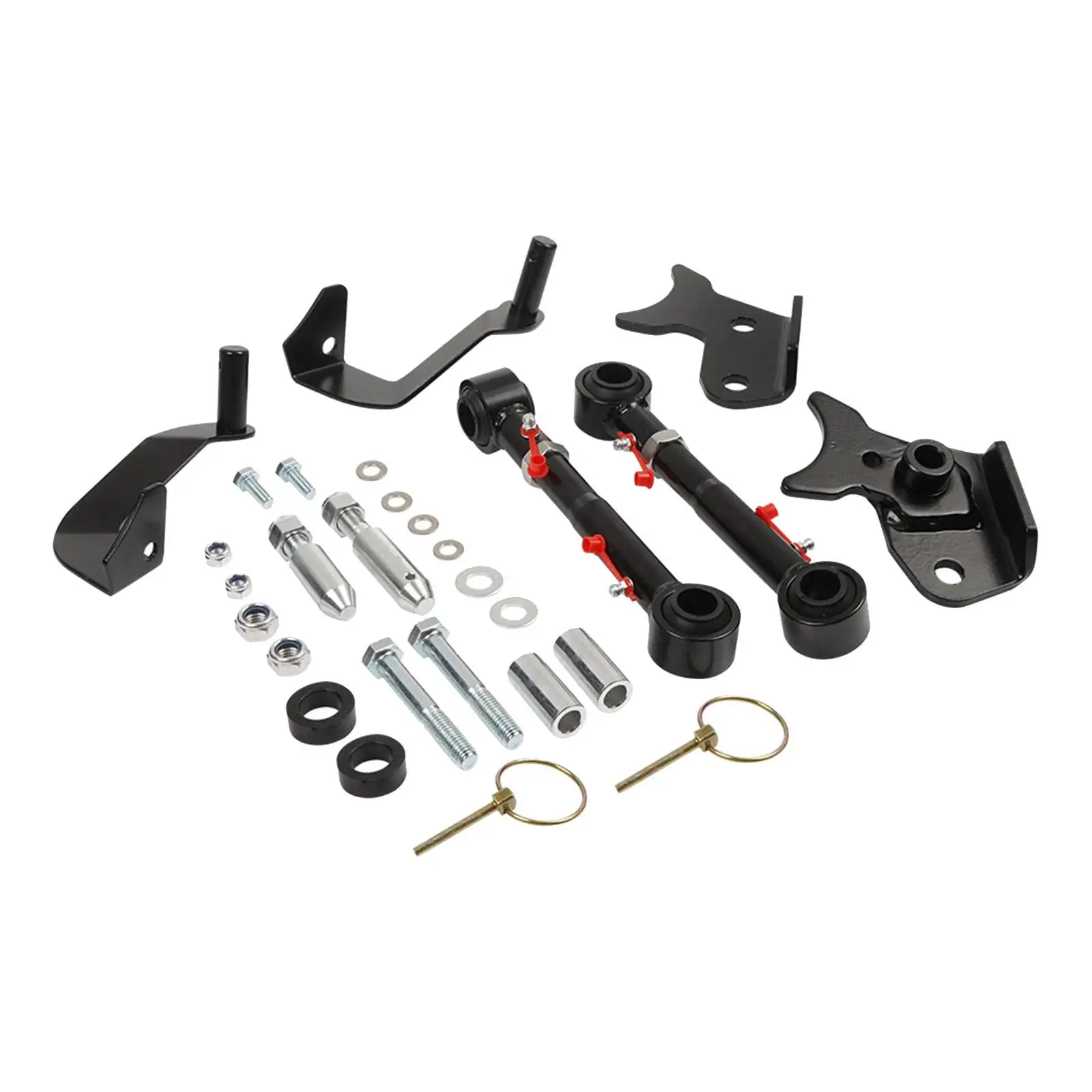 

Quicker Disconnect Kit Metal Hardware Easy to Install Auto Adjustable Swaybar Lifts for 19-22 Jeepcar Number Prc-1010-bk
