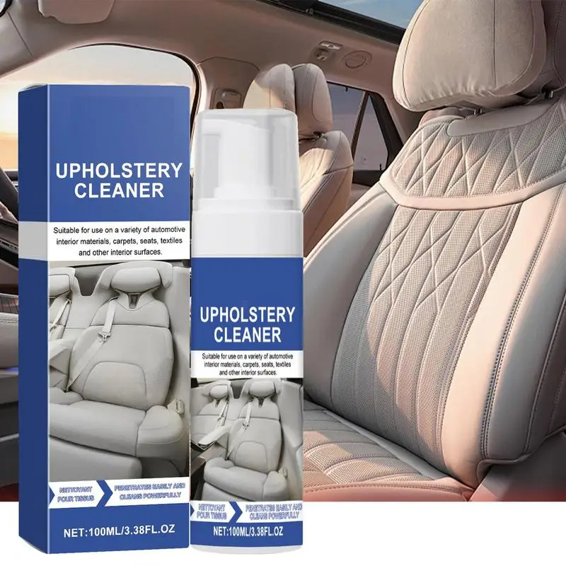 

For Refer To Description Upholstery Cleaner For Car 100ml Upholstery Seat Cleaner Car Stain Remover Leather Interior Cleaner