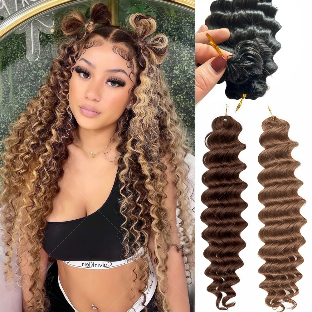 12a-mettre-en-evidence-la-ficelle-invisible-d'extensions-de-cheveux-humains-de-crochet-de-plume-de-vague-profonde-27-cheveux-blonds-en-vrac-au-crochet-sans-nœuds-pre-separes