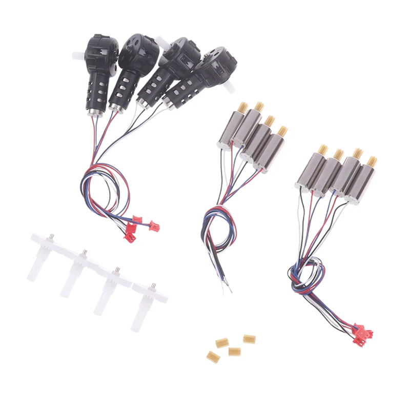 1Set basis Motor Universal untuk Drone RC E88/E99, suku cadang mesin Quadrotor gigi besar UAV Motor 7 gigi UAV mesin perumahan Motor