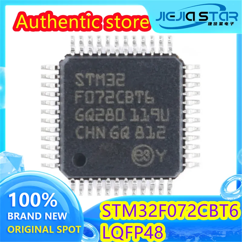 

(3/30 pieces) STM32F072CBT6 LQFP-48 Cortex-M0 32-bit microcontroller-MCU Original authentic spot delivery fast