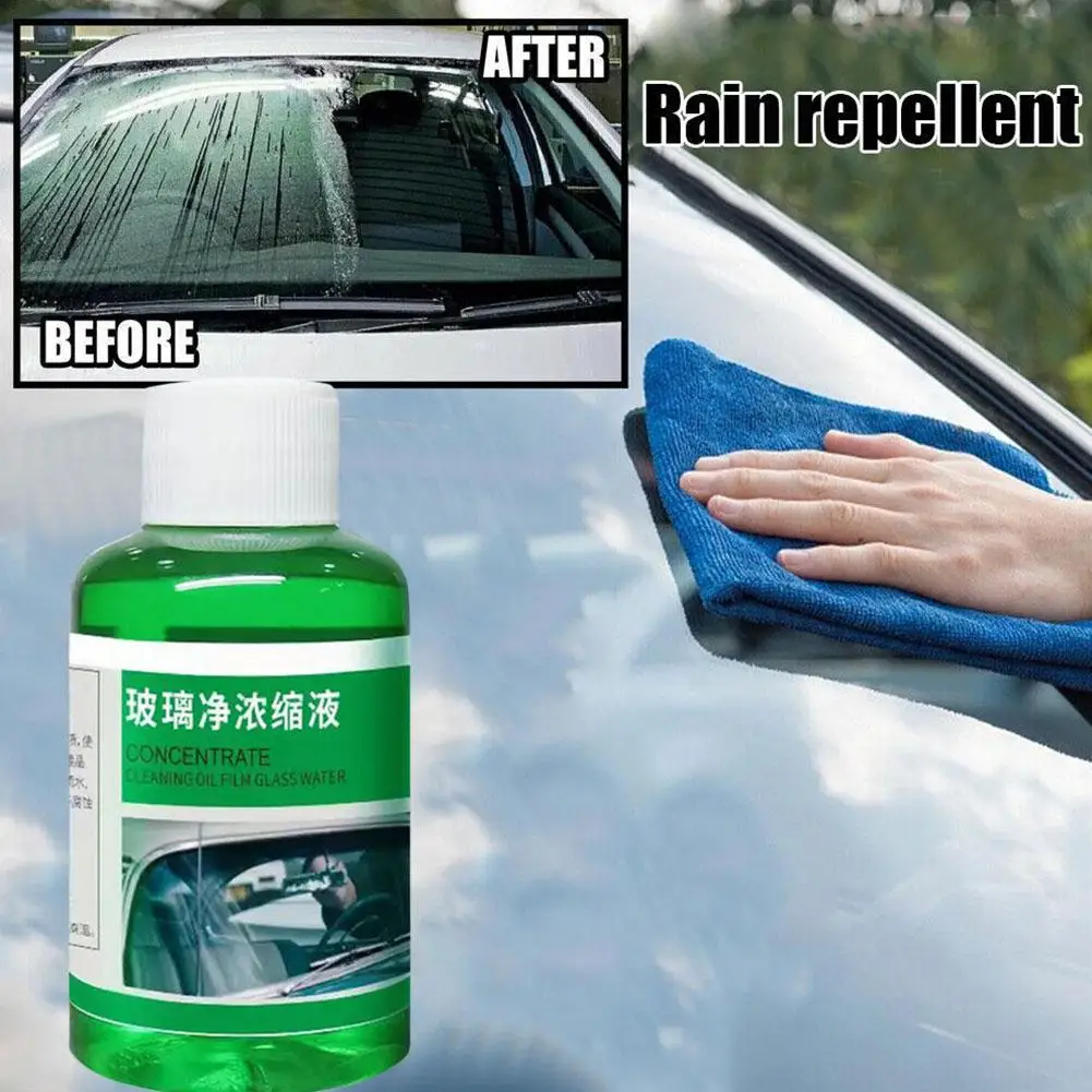 Concentrated Oil Film Glass Water Cleaner Car Windshield Window Cleaning Tree Shellac Maintenance Wiper Oil Film Decontamin W2V3