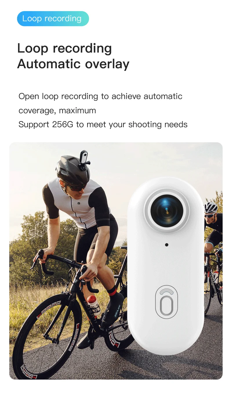 Videocamera d'Azione 4K Mini HD WiFi 2.4G Impermeabile con Clip Magnetica, Telecamera POV Indossabile per Moto e Corpo 44 Videocamera d'Azione 4K Mini HD WiFi 2.4G Impermeabile con Clip Magnetica, Telecamera POV Indossabile per Moto e Corpo 44