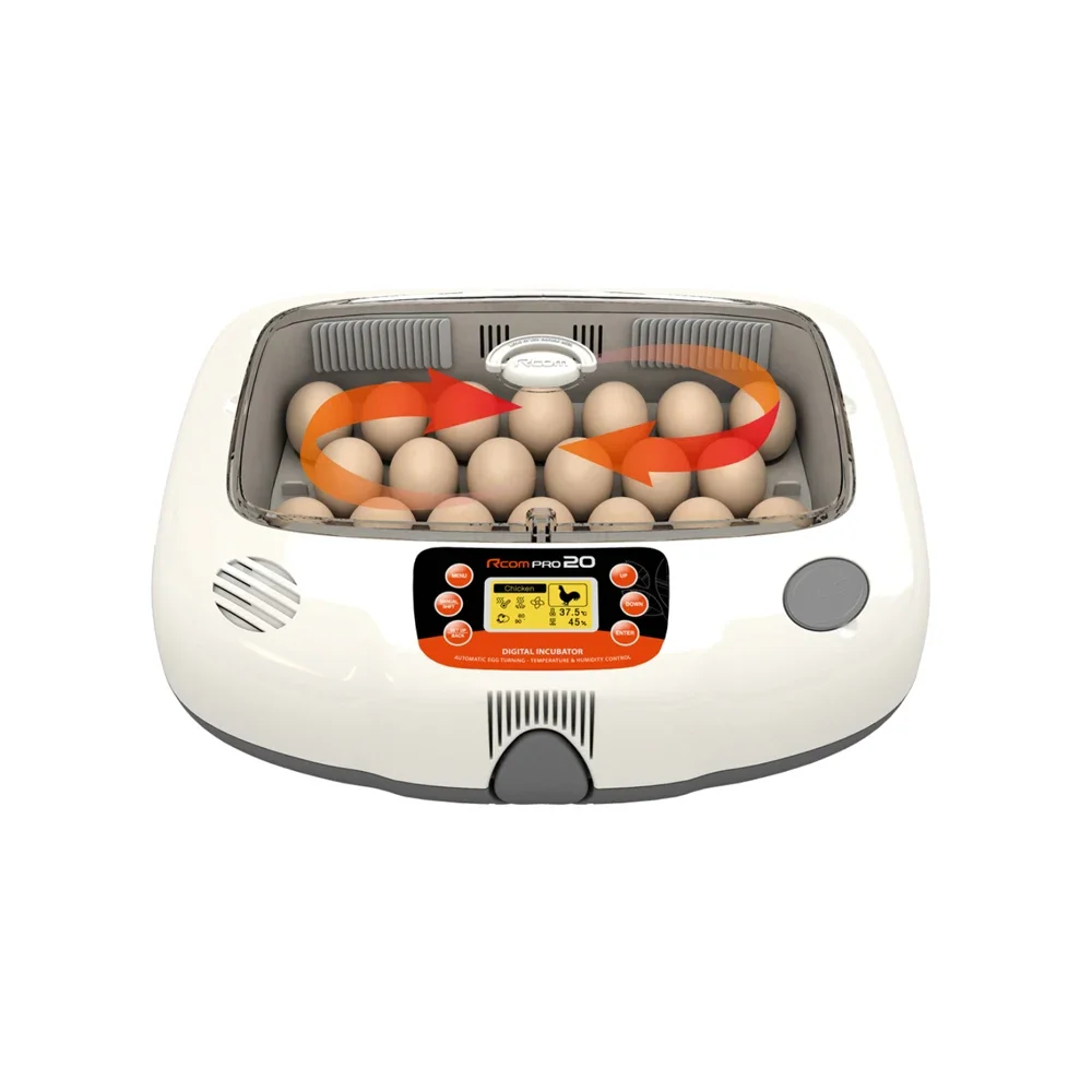 Artificial Intelligence Included Egg Tray Incubators Hatching Eggs Rcom PRO 20