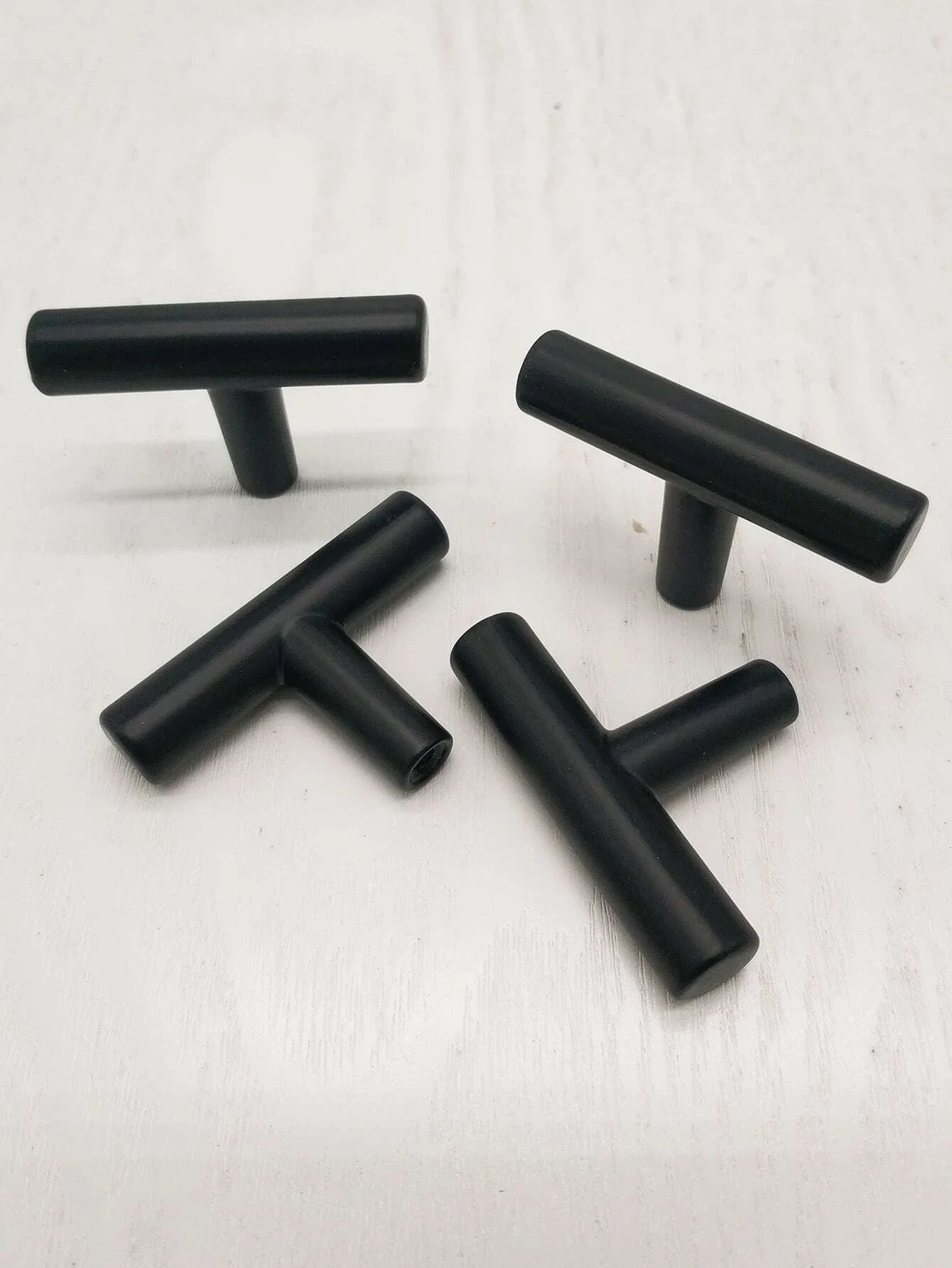 

Aluminum Alloy T-Shaped Drawer Handle With Single Hole For Cabinet And Wardrobe Doors