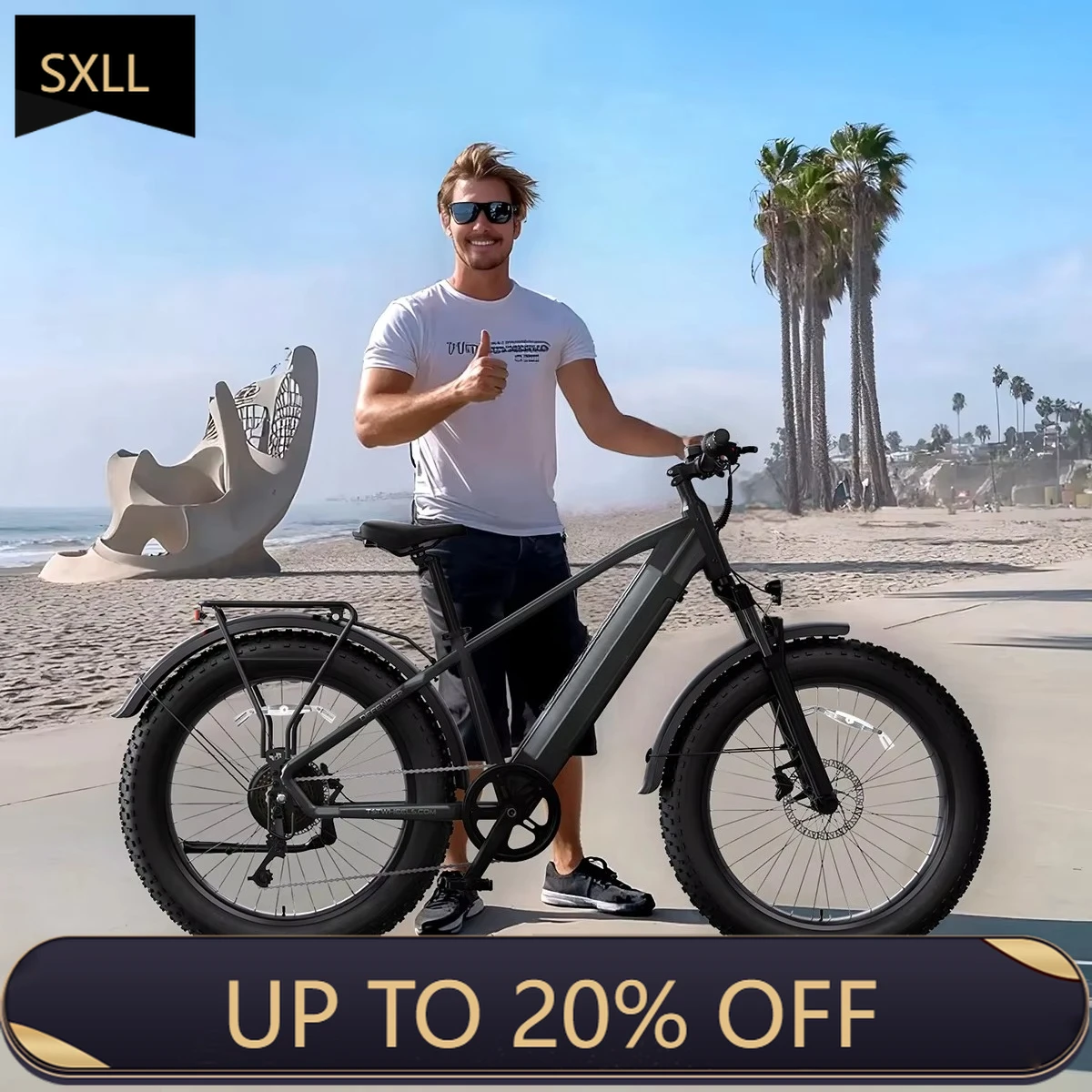 

SXLL F612 48V 26-inch lightweight metal frame city e-bike 1200 watt motor 80 km range 7-speed lithium battery rated commuter tir
