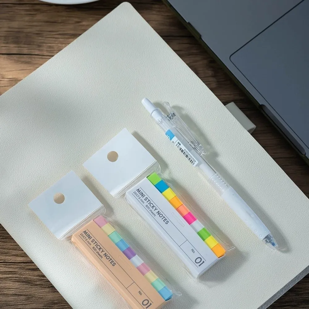 800 Sheets Sticky Notes Page Marking Classify File Fluorescence Index Labels Self-Adhesive Reading Sticky Notes Study Notes